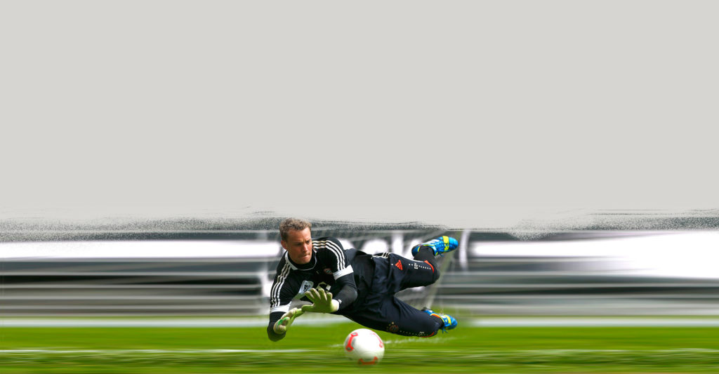 Trening refleksu bramkarza