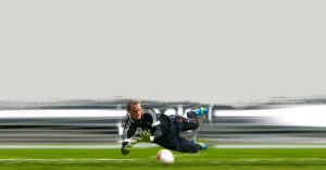 Trening refleksu bramkarza